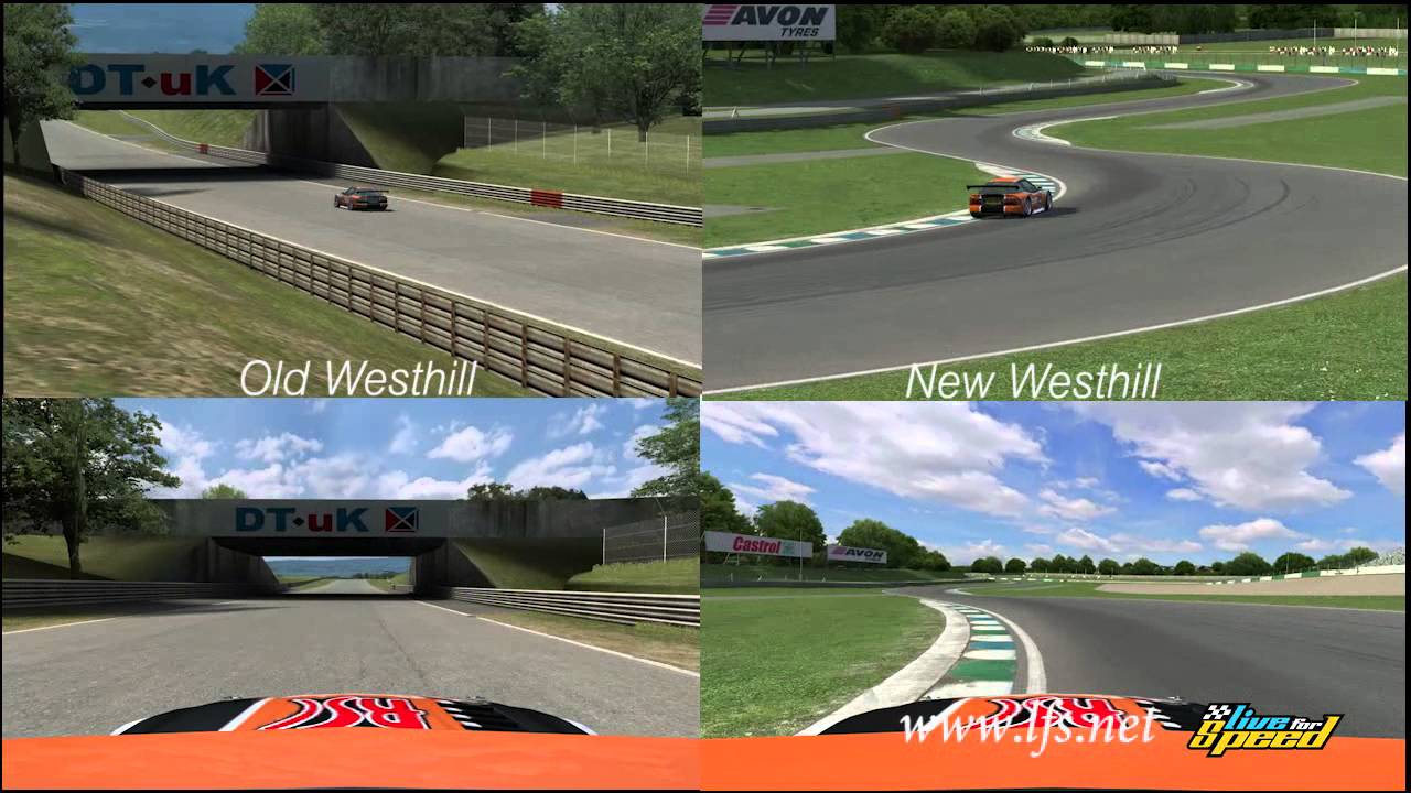 Old vs New Westhill International for Live for Speed
