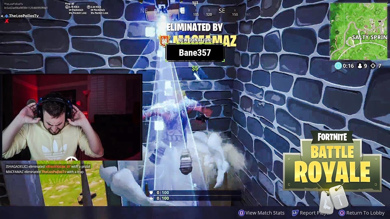 LosPollos Most Frustrating Day Playing Fortnite (Fortnite Highlights #43)