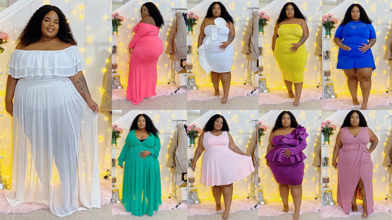 plus size baby shower dress