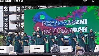 SERDANG BEDAGAI, JUARA 3 FESTIVAL QASIDAH REBANA DEWASA PUTRI || ALAM TASMA'