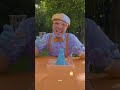 Blippis volcano science experiment 321 blippi shorts experiment