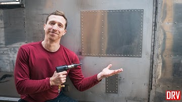 How to Buck Rivet a Shell Patch - No Butyl Tape | E20