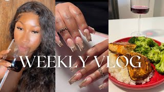 WEEKLY VLOG | GETTING BACK TO ROUTINES, NEW GOLD CHROME NAILS, AMAZON HAUL &amp; MORE | ANAIYA FOREVER