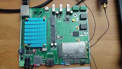 CM4扩展TBOX底板上使用FM150 5G模块测速，speed test over 5G module on TBOX board, based on RPi Compute Module 4