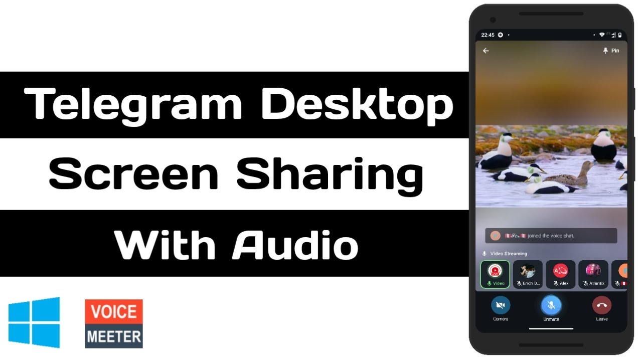 How to Share Screen in Telegram on Mobile and PC