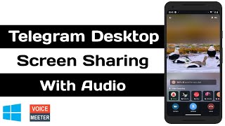 Telegram Desktop Screen Sharing With Audio | Windows Telegram Desktop Screen Sharing With Audio | Windows