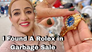 ❗️I Found a Gold Rolex In Garbage Sale..!😱 My LuckyDay 🍀 On road side FleaStall with 18k Stamp.