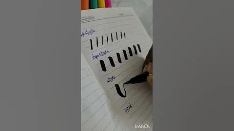 learn calligraphy in 5 mins