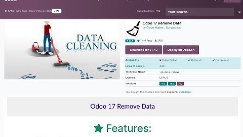 Remove Data || Clear Transaction Data From Odoo Database