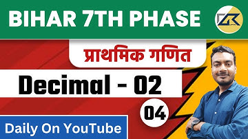 Bihar 7th Phase | Complete Bihar 7th Phase Maths Class on YouTube By Umesh Chauhan Sir | Class 4