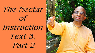 Bhakti Shastri (030) - The Nectar of Instruction Text 3, Part 2