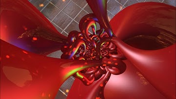 Truchet tiles 3D animation