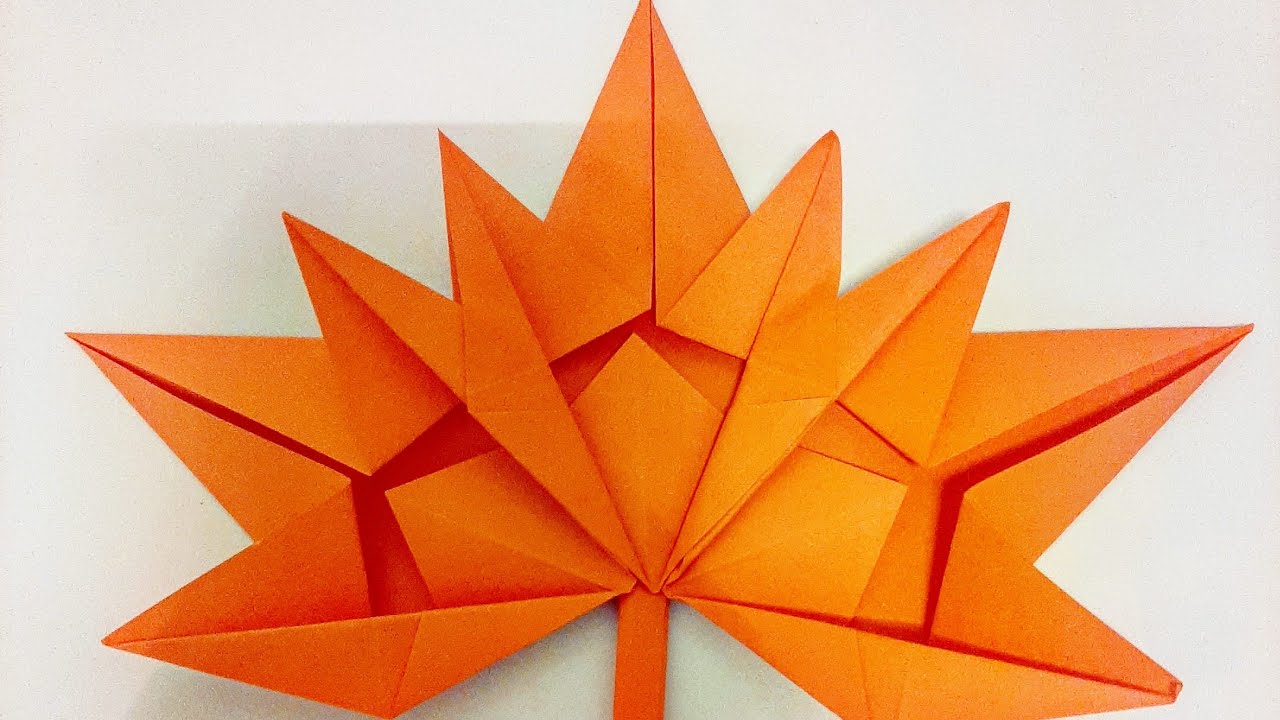 Origami "🍁Maple Leaf🍁" YouTube