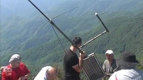 VHF-UHF Repeater installation in Khvamli mount west Georgia, altitude of 2002 m.
