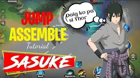 UCHIHA SASUKE TUTORIAL JUMP ASSEMBLE | IVANimation