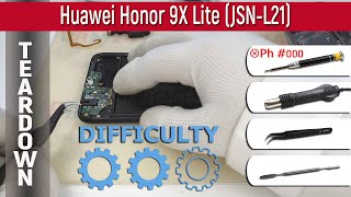 Huawei Honor 9X Lite JSN-L21 📱 Teardown Take apart Tutorial