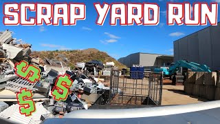Scrap Yard Run! Cashing in on my scrap metal