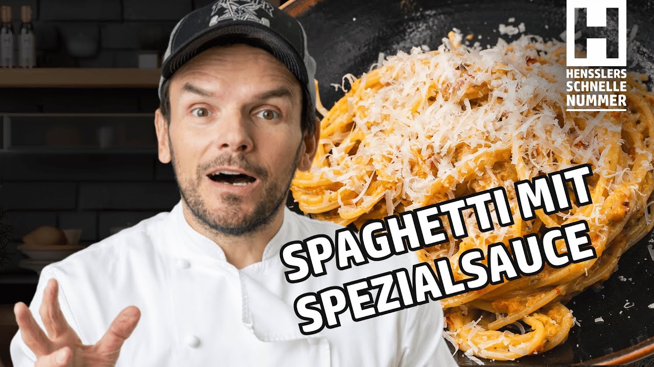 Schnelles Spaghetti mit Spezialsauce Rezept von Steffen Henssler