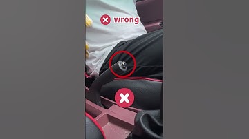 Do not hold down the button when applying the handbrake.#driving #skills #tips #knowledge #fpy