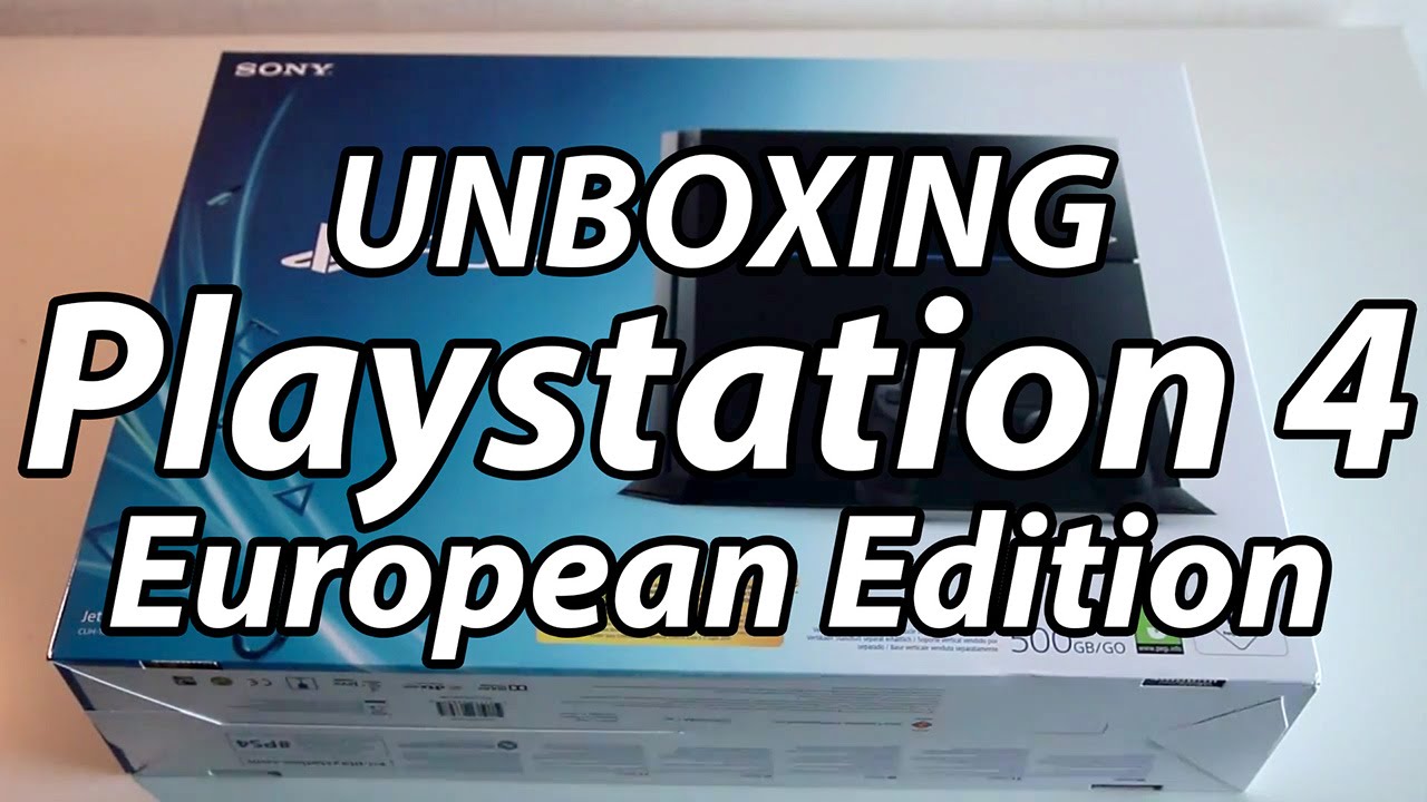 Unboxing Playstation 4 (European Model) YouTube