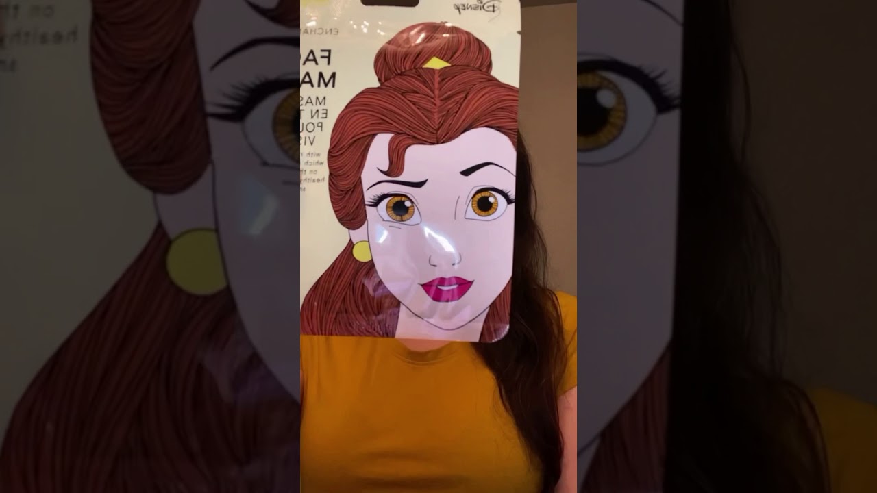 Mad beauty Disney princess Belle face mask