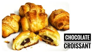 Homemade chocolate croissant | simple and easy method | happy krafty