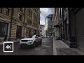 Walking in the center of Moscow and City Sounds, 4k