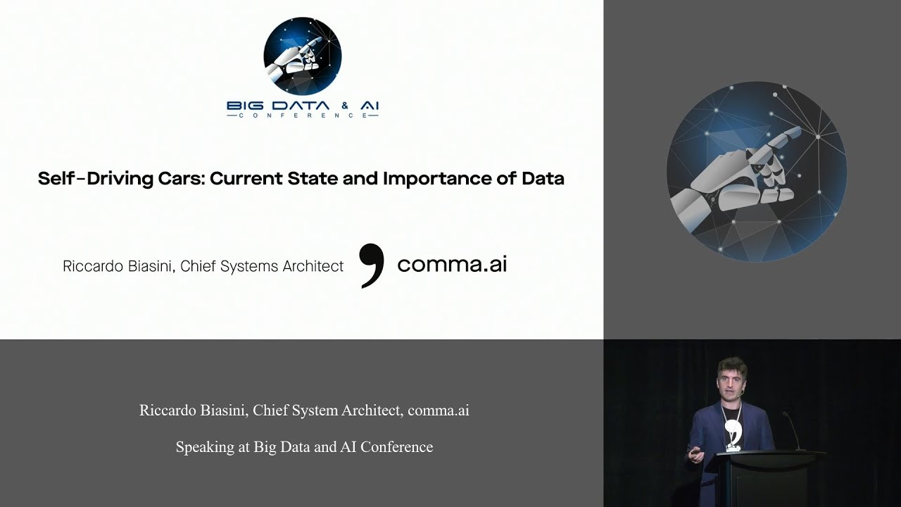 comma ai | Riccardo Biasini | Data Collection, Use And Cost For Self-Driving Cars & Fireside Chat