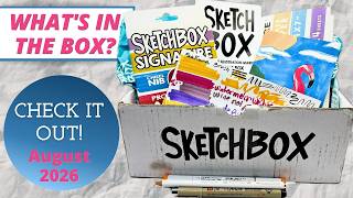 Sketchbox August 2026 Opening & Artwork Review Subscription Art Supplies