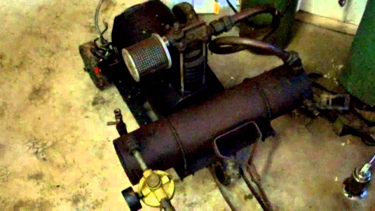 Electric lindsay air compressor YouTube