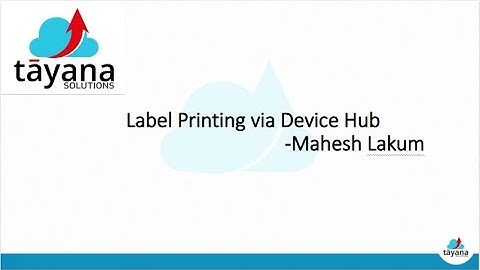 Automating Label Printing with Acumatica Device Hub