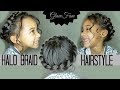 Children's Halo Braid (For the Father Daughter Dance!) | Children's Hairstyles