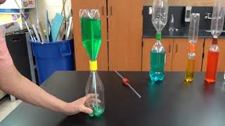 Water demonstrations part three--Fountain in a bottle // Homemade Science with Bruce Yeany