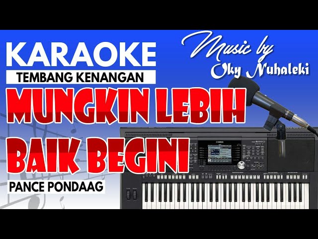 Karaoke - Walau Hati Menangis ( Pance Pondaag ) class=