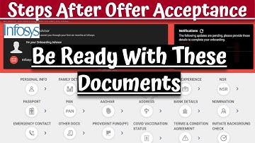 Infosys Launchpad Filling | Onboarding Process | Background Verification | After Offer Letter