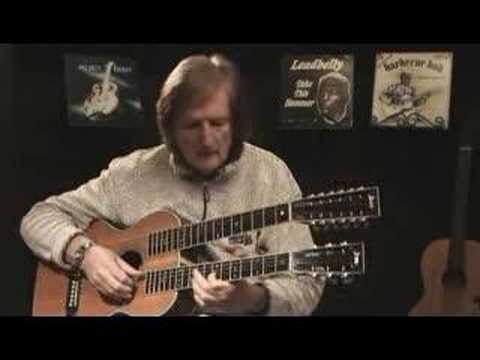 Paul Brett - Double Neck 6 & 12 string Acoustic Gu...