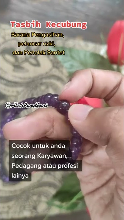 Tasbih Kecubung Pengasihan