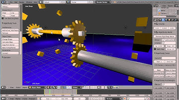 Blender 2.66 Tutorial - Rigid Body Dynamics and Gears - Introduction