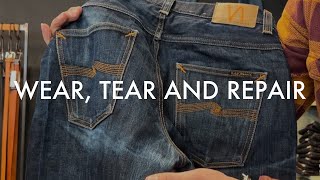 Wear, tear and repair - raw denim evolution ♻️👖