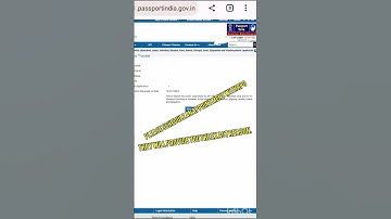 Police verification report for passport application is under review at the RPO