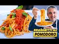 How to Make SPAGHETTI with TOMATO SAUCE Like an Italian (Spaghetti al Pomodoro)