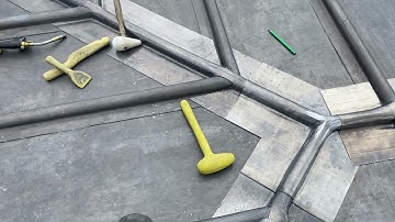 Installing A Code 6 Lead 4 Hipped Flat Roof. Part 2