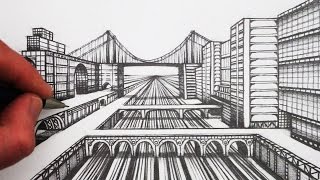 How to Draw 1-Point Perspective: Step by Step How to Draw 1-Point Perspective: Step by Step