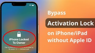 Iphone locked to owner ! (2023) bypass icloud activation lock without apple ID on iPhone/ipad no PC