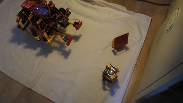 fischertechnik TXT controller : Mirft2 ep. 113 - Scaffold, distance, analysis, HSV, data, more