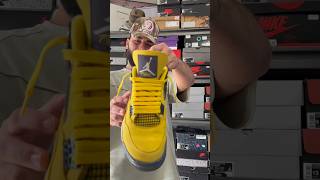 How to CRAZY lace Style Jordan 4 #nike #basketballshoes #nikeaj1 #nikejordan #sneakerhead #shorts