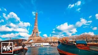 10 MINUTES of RELAXATION in PARIS - EIFFEL TOWER (4K)