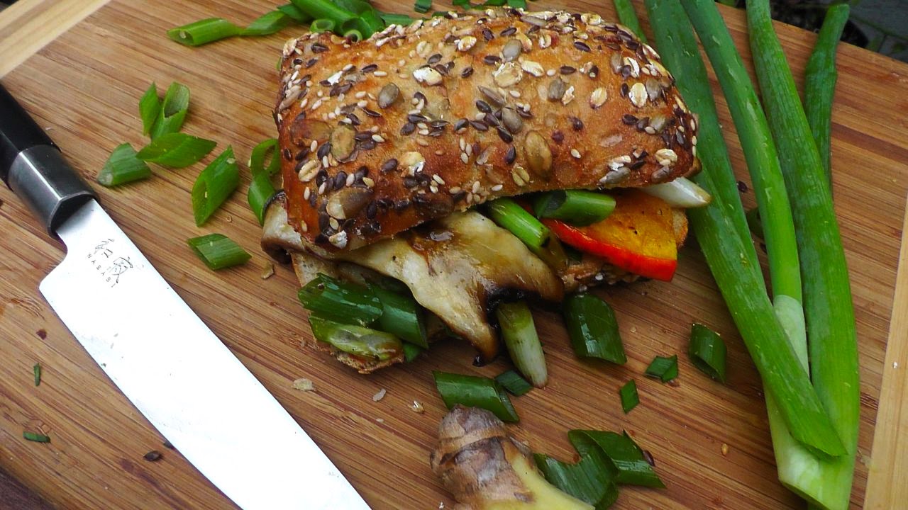 Asiatisches Sandwich Rezept vegan | Der Bio Koch #667