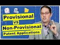 Provisional patent application or nonprovisional