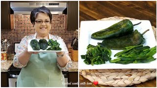 STOP STRUGGLING! // How to Clean and Roast Poblano Peppers ❤